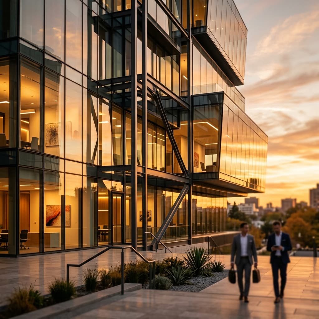 Luxury Architecture and Infrastructure Construction Scene